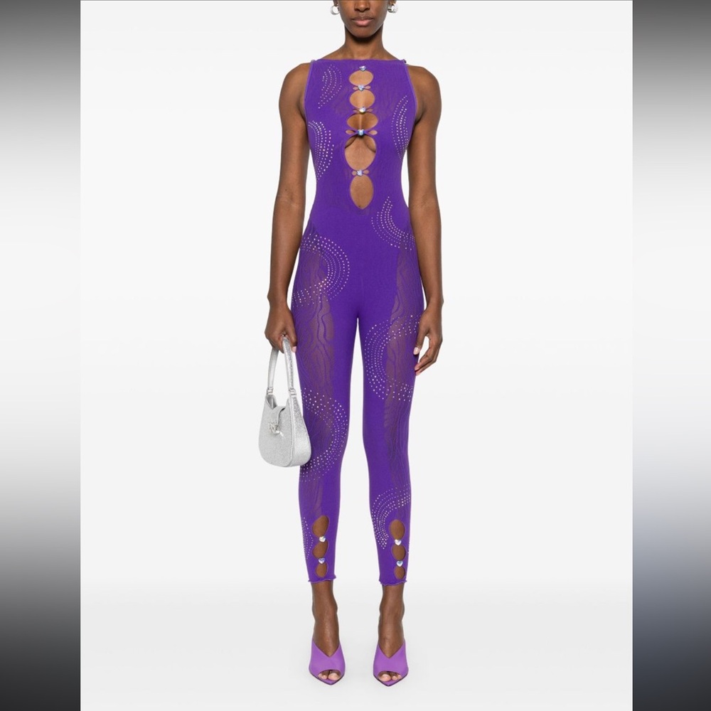 POSTER GIRL Vibrant Purple Jumpsuit